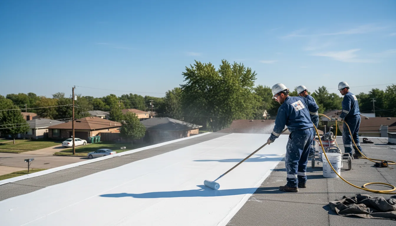 Commercial roof coating in Barberton, OH near me